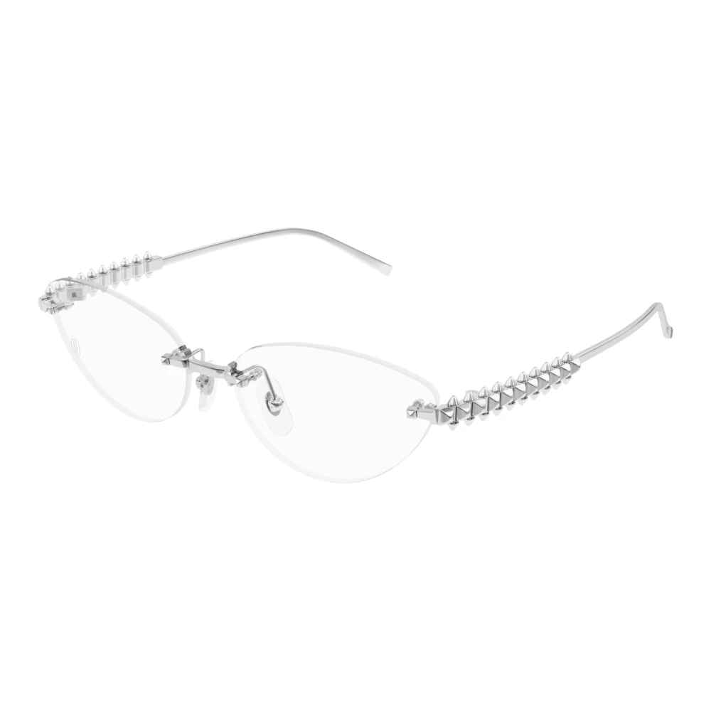 Cartier Women's Gray Ct0565o 002 Optical Frame - Glasses - 57 Mm - Accessories