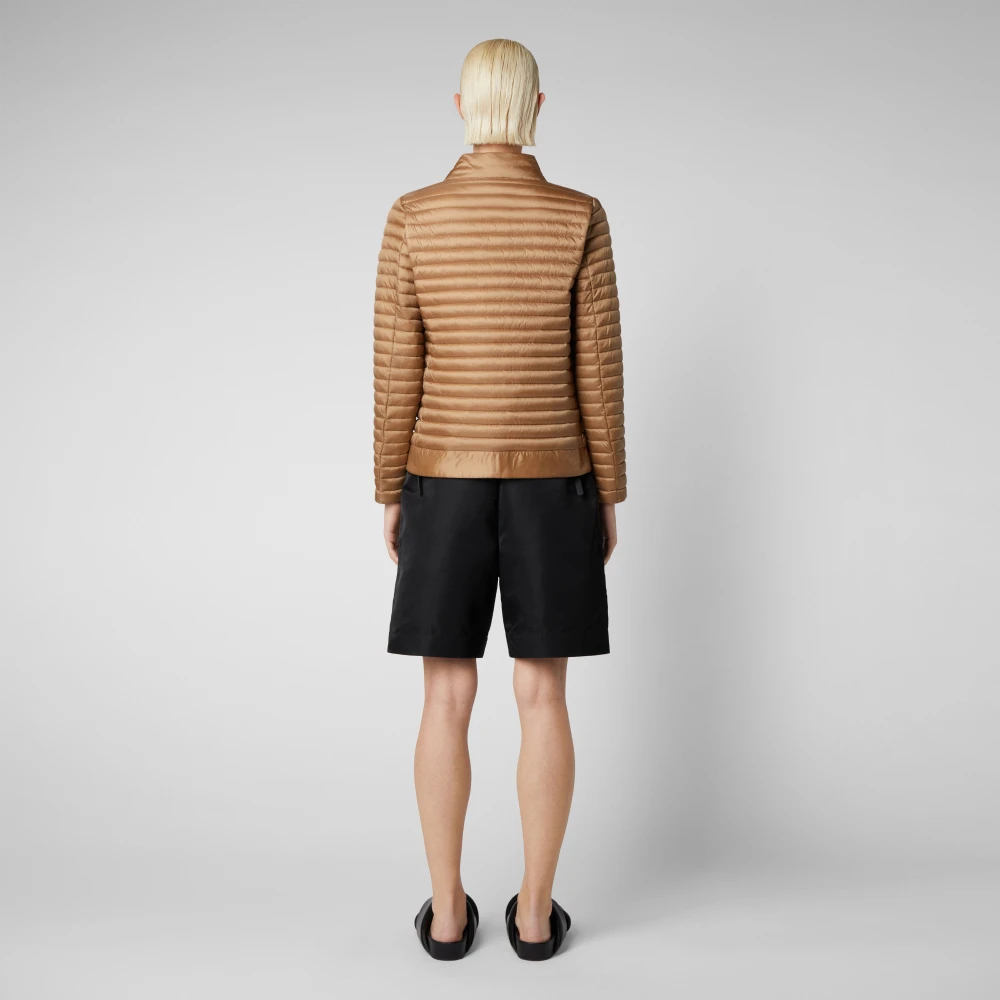 Save The Duck Beige Winterjassen voor Vrouwen Beige Dames