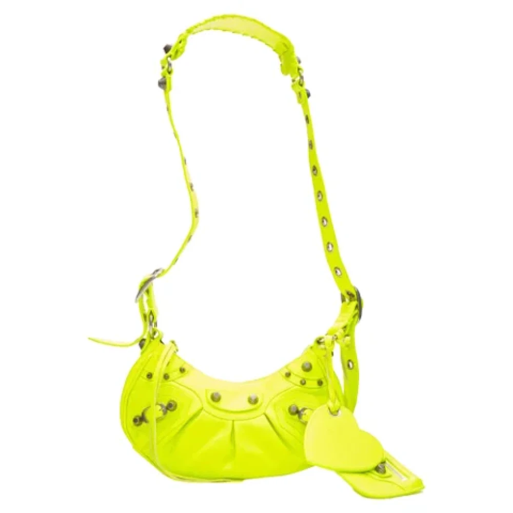 Balenciaga Vintage Pre-owned Leather balenciaga-bags Yellow Dames