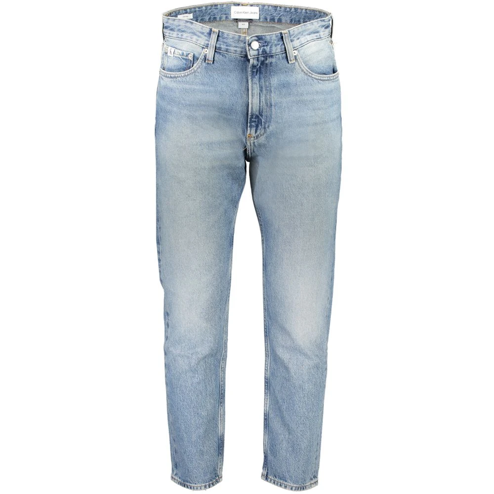 Calvin Klein Men's Blue Slim Fit Jeans,, Light Cotton Dad Jeans W30