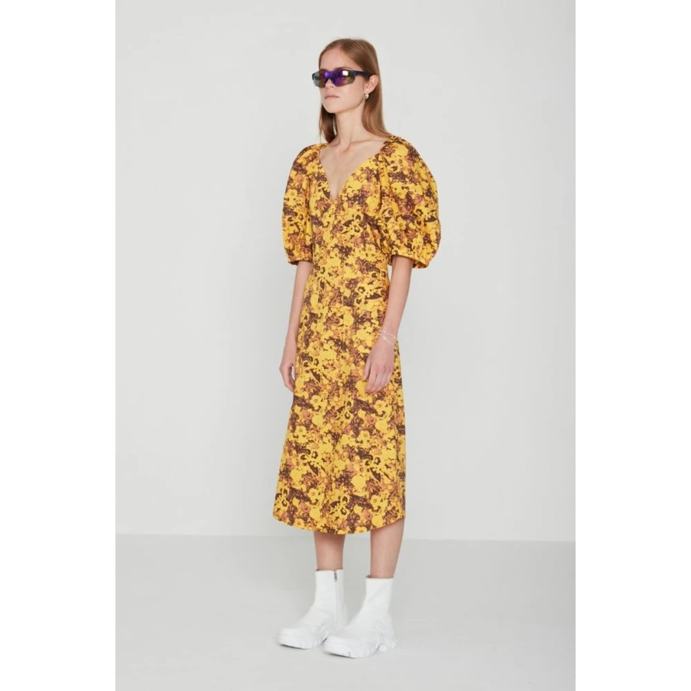 Remain Birger Christensen Bohemian Katoenen Jurk Solar Power Combo Multicolor Dames