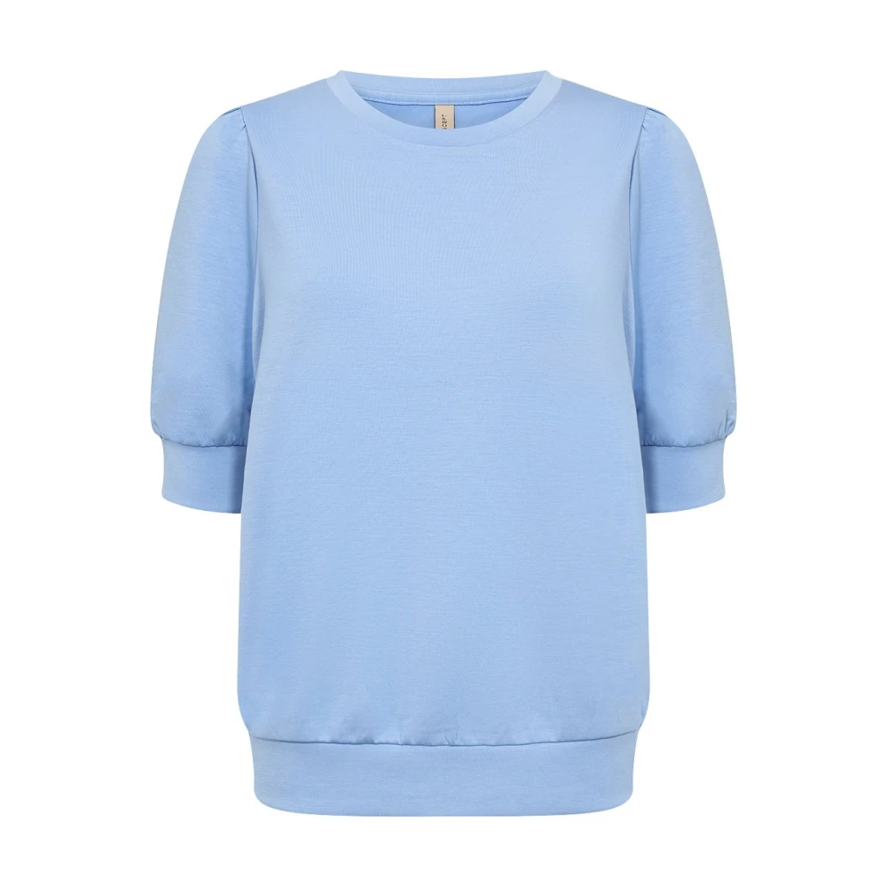 Soyaconcept Air Blue Korte Mouw Sweater Blue Dames