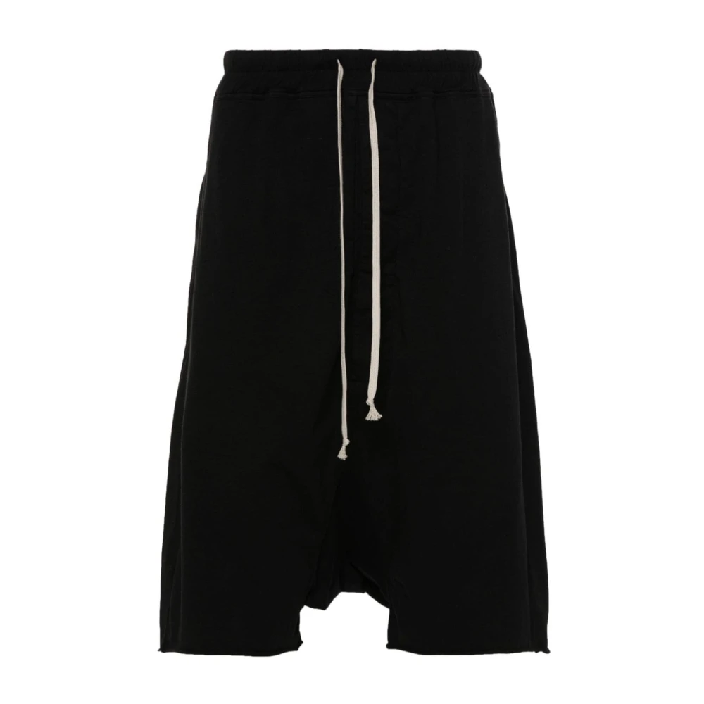 Rick Owens Drawstring Pods Shorts Black Heren