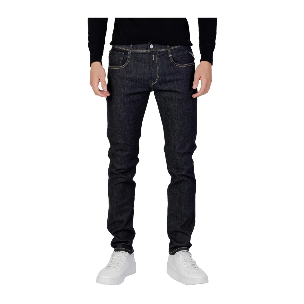 Replay Men's Blue Slim Fit Jeans, W32 L32, Anbass Slim Jeans