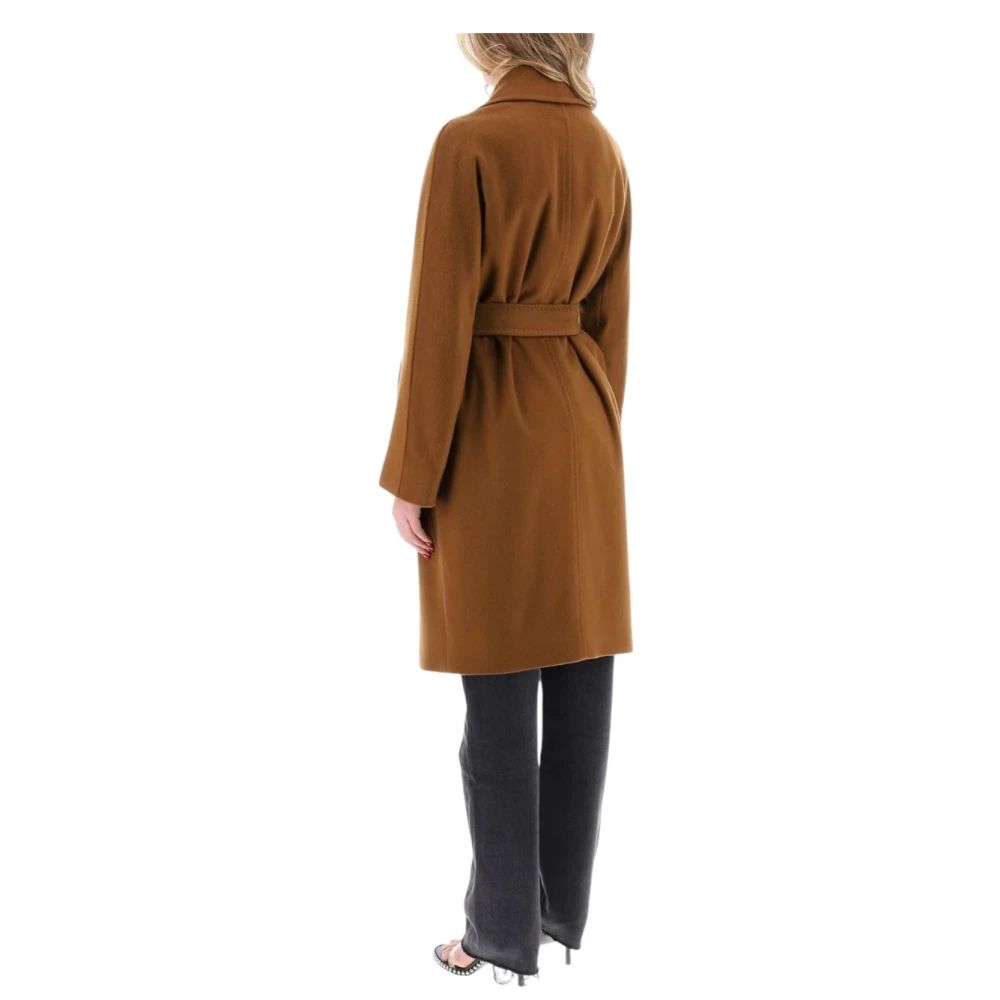 Max Mara Studio Stijlvolle wollen jas Brown Dames