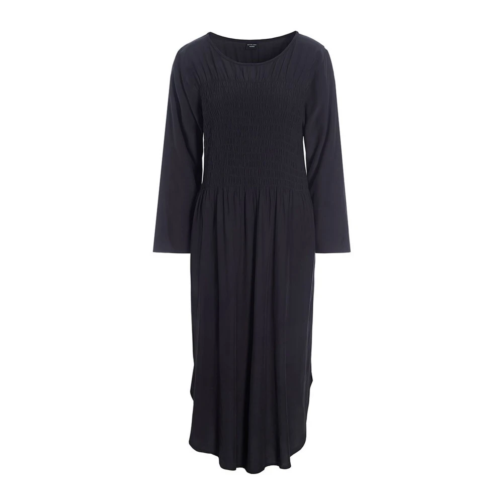 Bitte Kai Rand Smock Jurk in Zwart FSC Viscose Black Dames