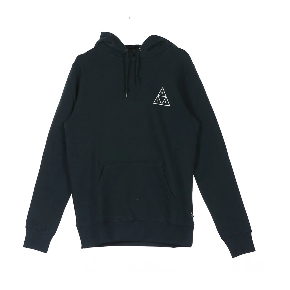 HUF Zwarte hoodie met trekkoord capuchon Black Heren