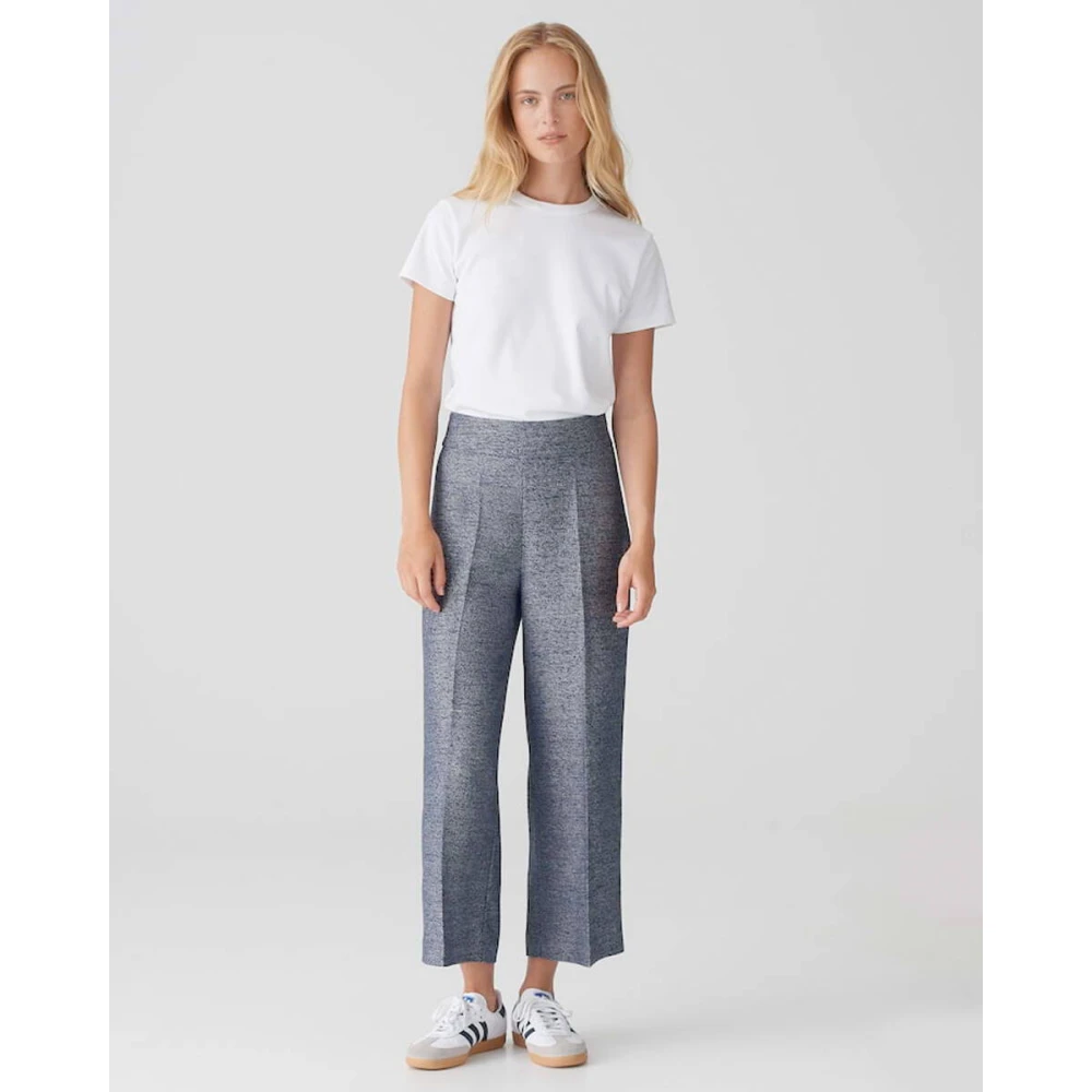 Opus Misha Fresh Stijlvolle Broek Blue Dames