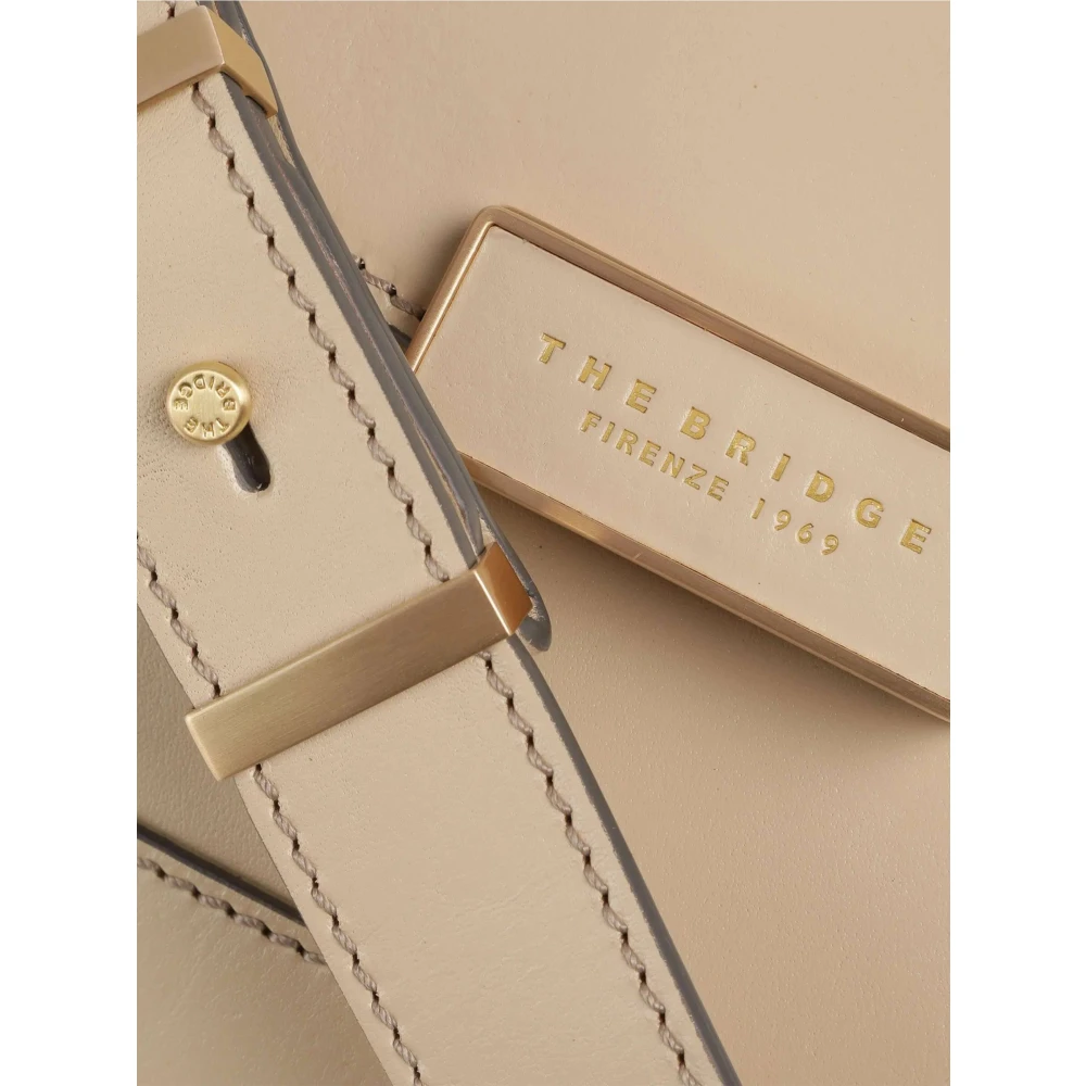 The Bridge Stijlvolle Crossbody Tas Beige Dames