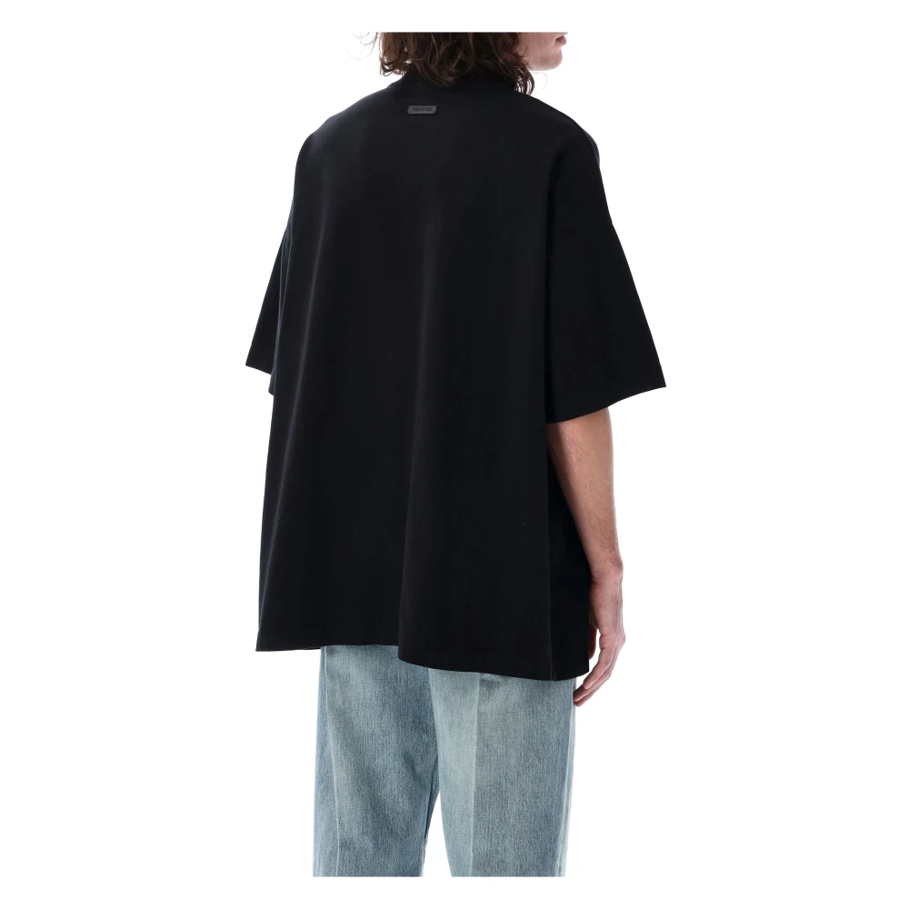 Fear Of God Zwarte Eternal T-shirt Katoenen Jersey Black Heren