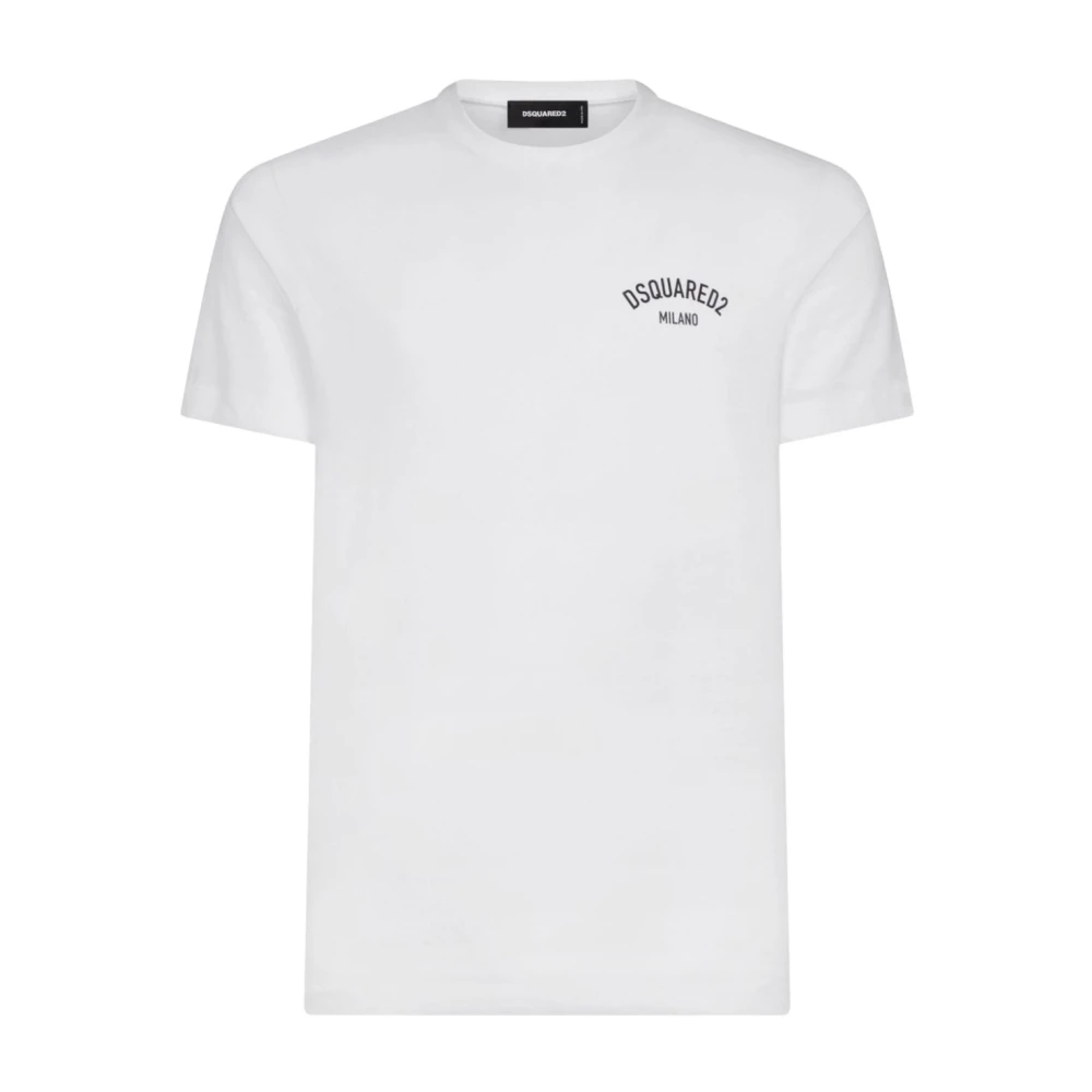 Dsquared2 Stijlvolle T-shirt Upgrade voor Mannen White Heren