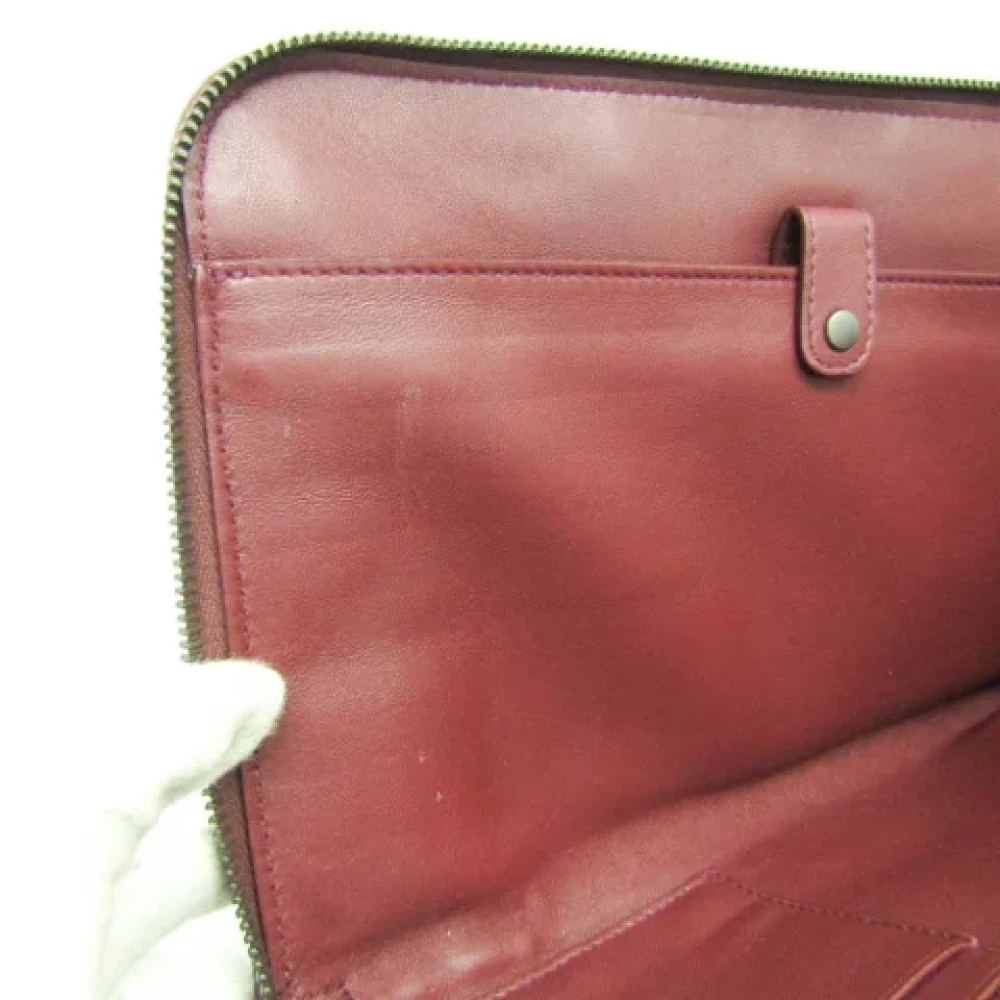 Bottega Veneta Vintage Pre-owned Leather clutches Pink Dames