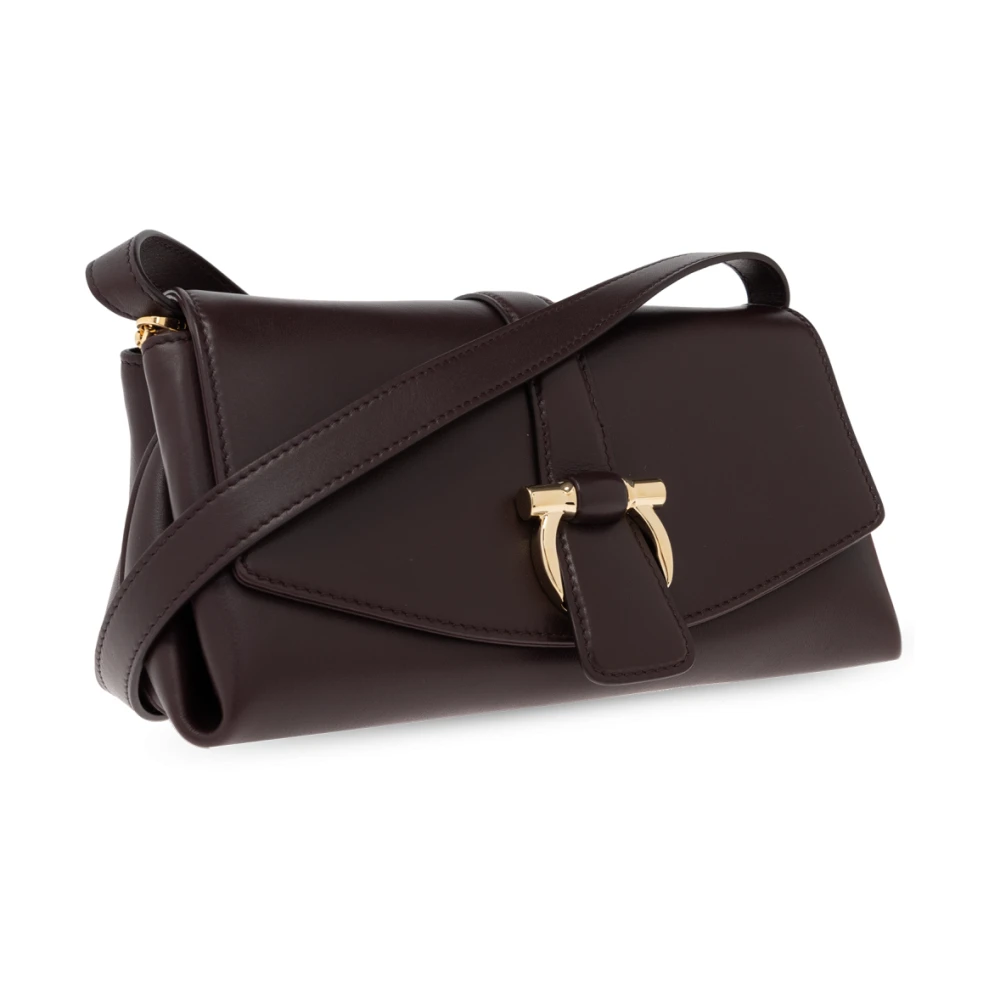 Salvatore Ferragamo Leren schoudertas Red Dames