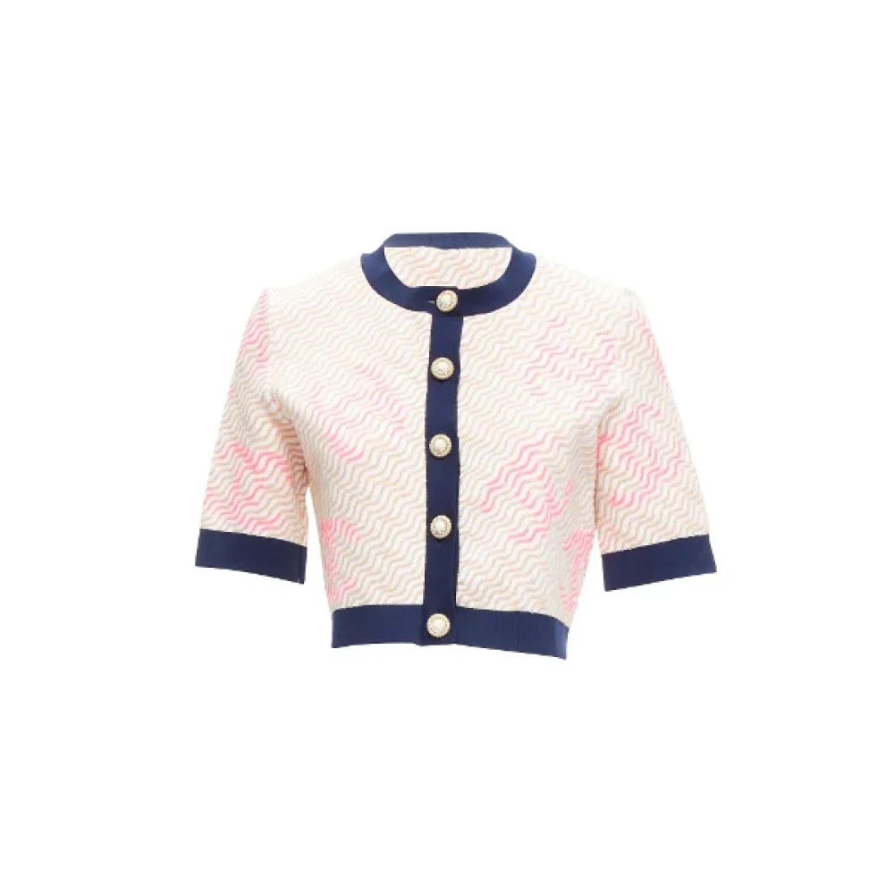 Chanel Vintage Pre-owned Fabric outerwear Pink Dames