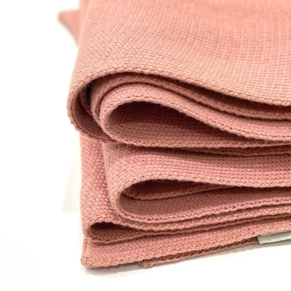 Chanel Vintage Pre-owned Cotton scarves Pink Dames