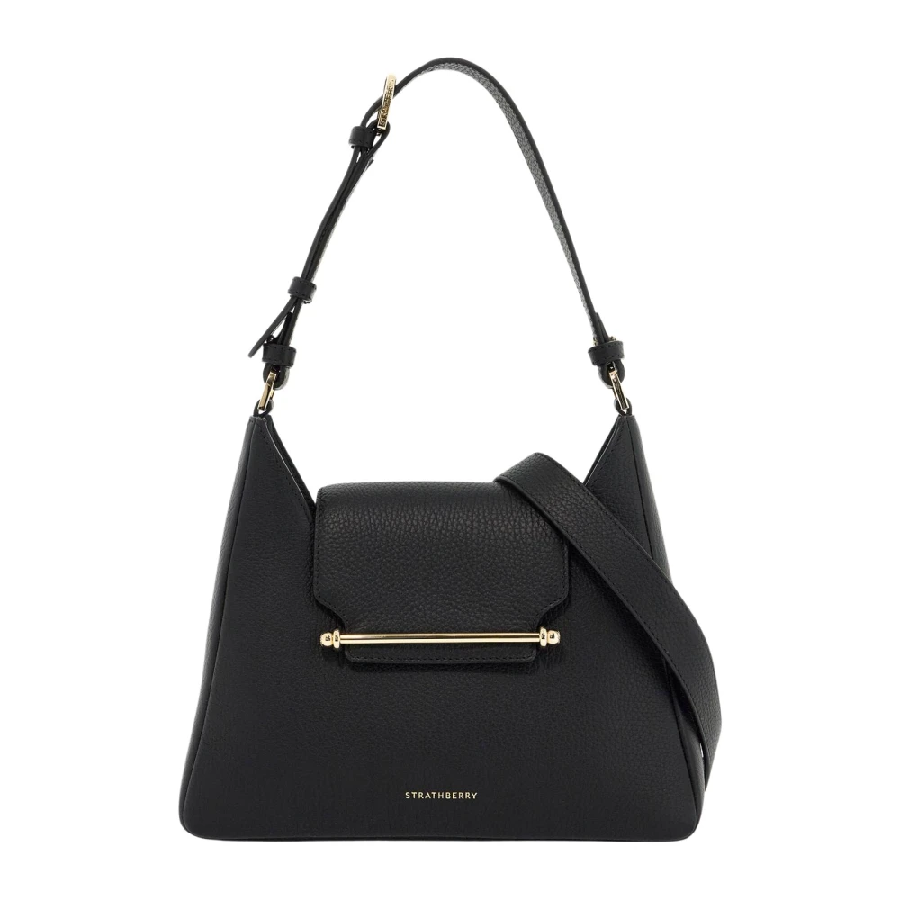 Strathberry Stijlvolle Hobo Tas Black Dames