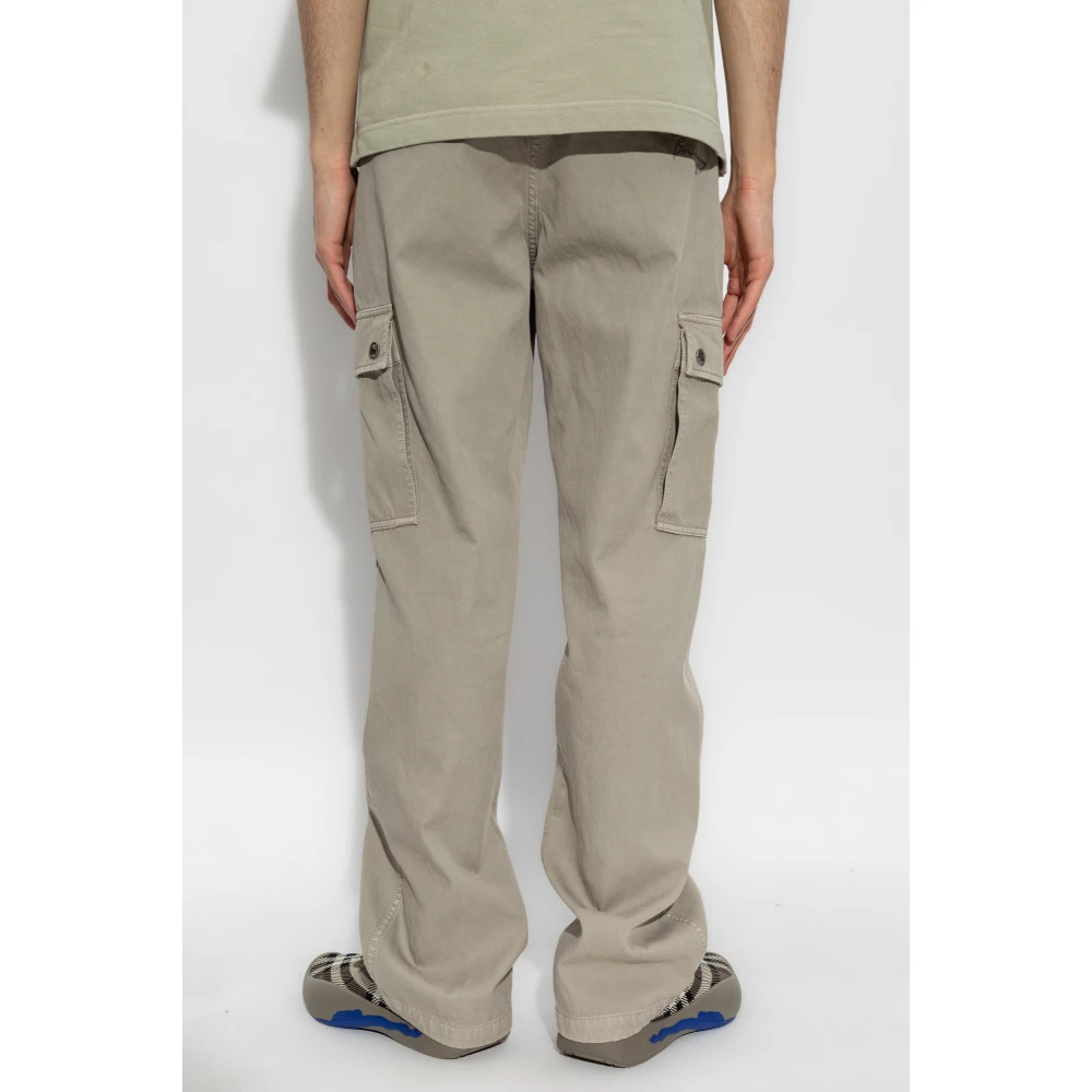 Burberry Straight leg jeans Gray Heren