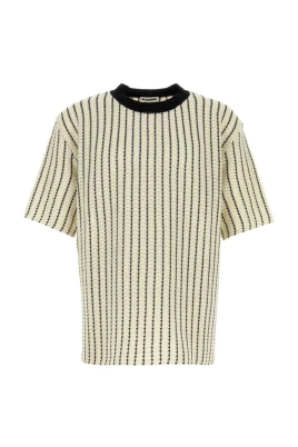 Broderad virkad T-shirt