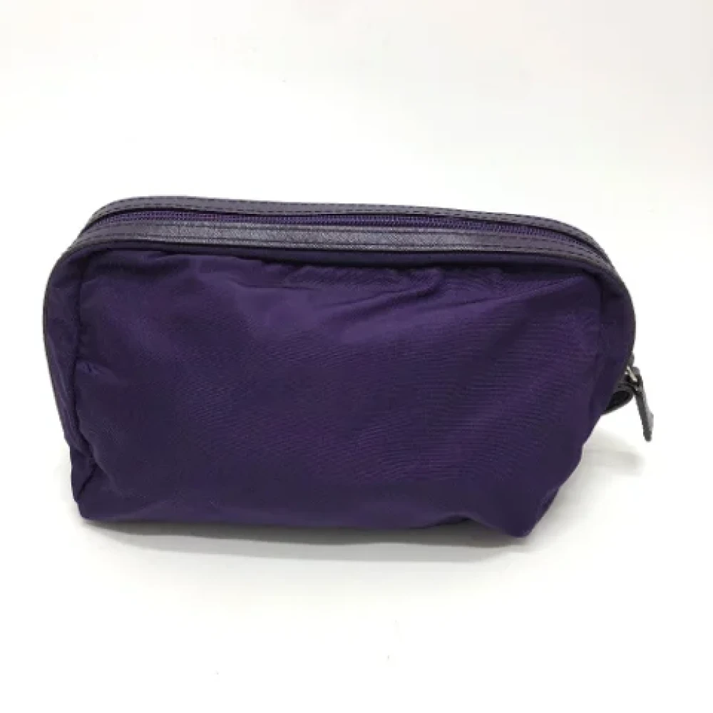 Prada Vintage Pre-owned Fabric prada-bags Purple Dames