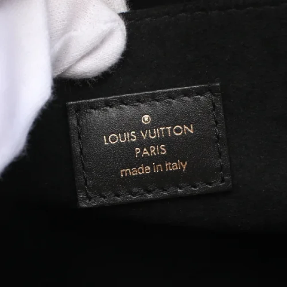 Louis Vuitton Vintage Pre-owned Cotton louis-vuitton-bags Gray Dames
