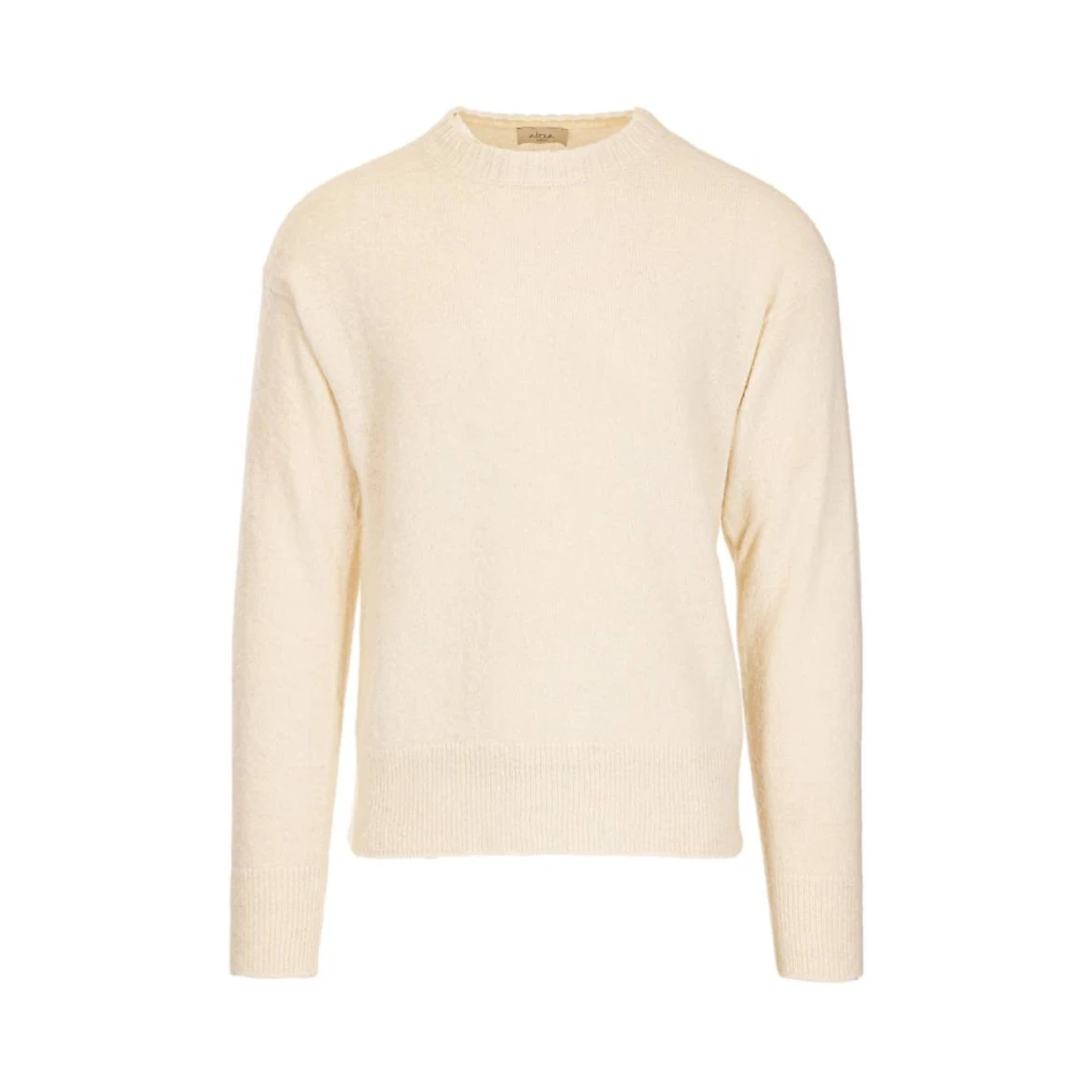 Altea Geborstelde Crewneck Sweater Beige Heren