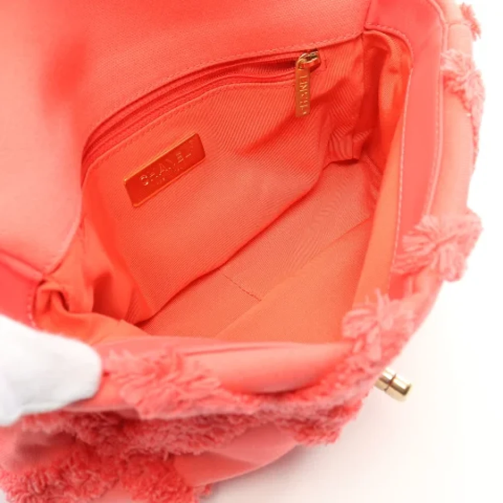 Chanel Vintage Pre-owned Canvas chanel-bags Pink Dames