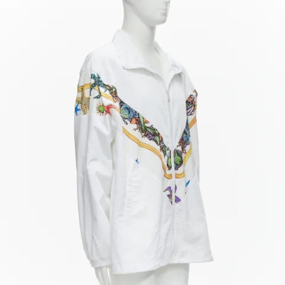 Versace Pre-owned Polyester outerwear White Heren