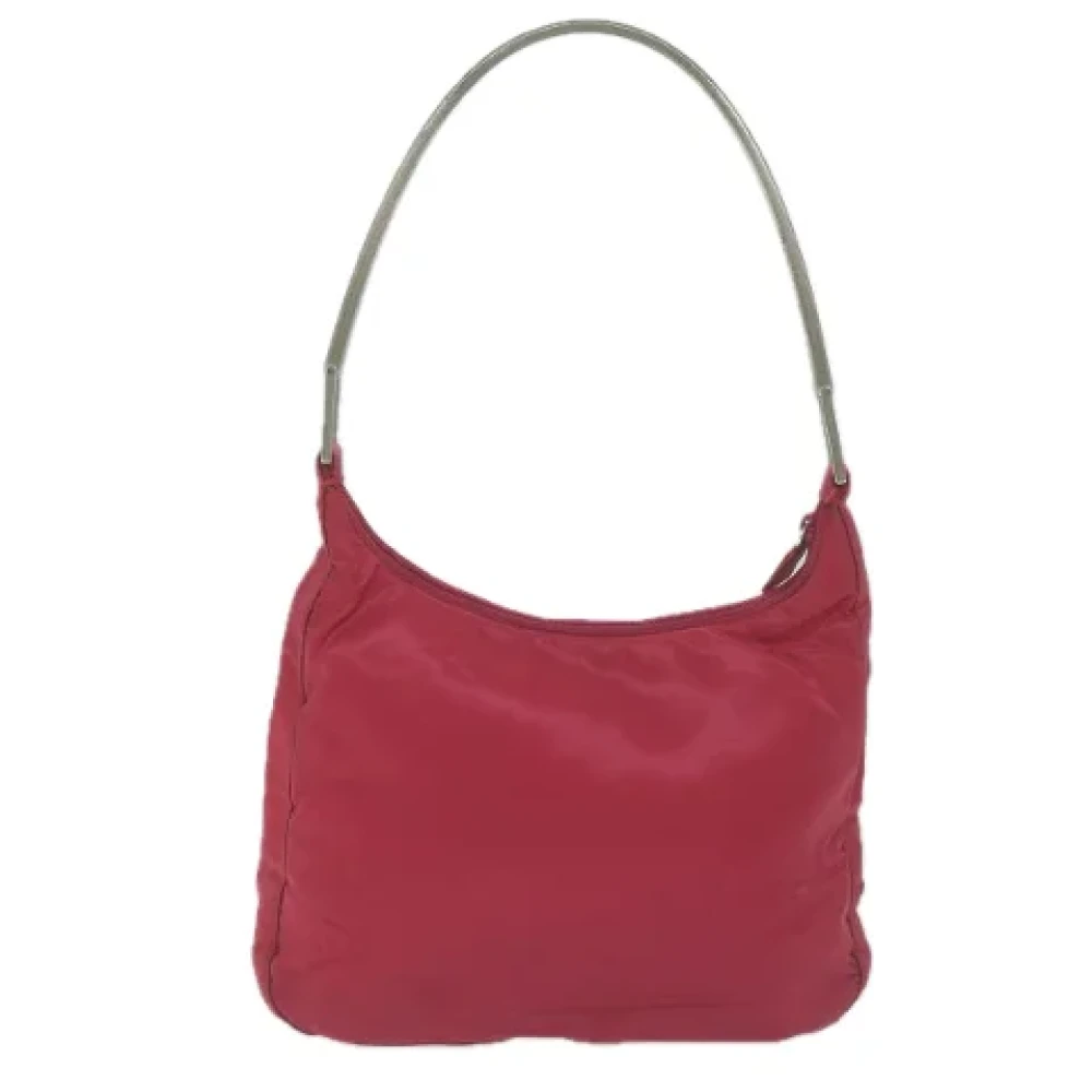 Prada Vintage Pre-owned Nylon prada-bags Pink Dames
