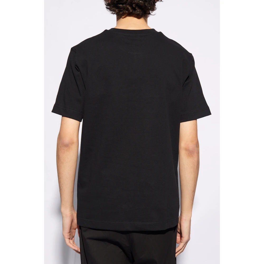 Jacquemus T-shirt met logo Black Heren