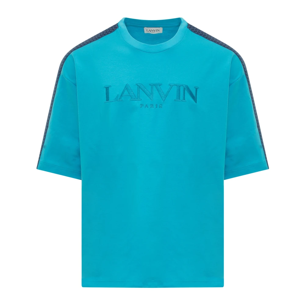 Lanvin Oversized T-Shirt Collectie Blue Heren