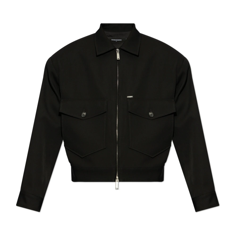 Dsquared2 Jas met zakken Black Heren