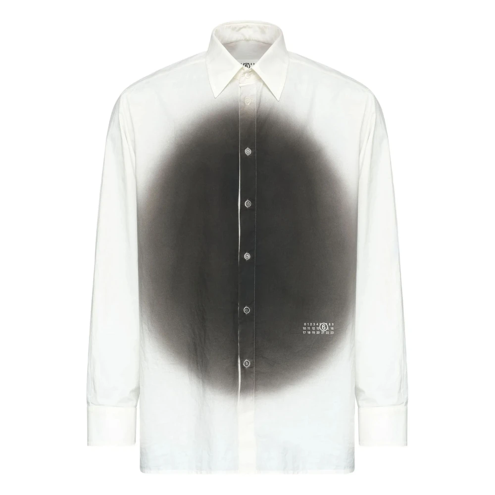 Mm6 Maison Margiela Men's White Casual Shirts - Casual Shirts - M - Shirts