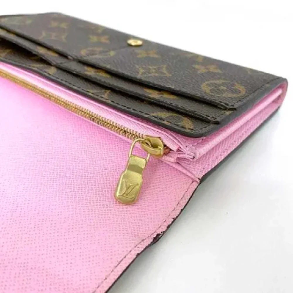 Louis Vuitton Vintage Pre-owned Canvas wallets Brown Dames