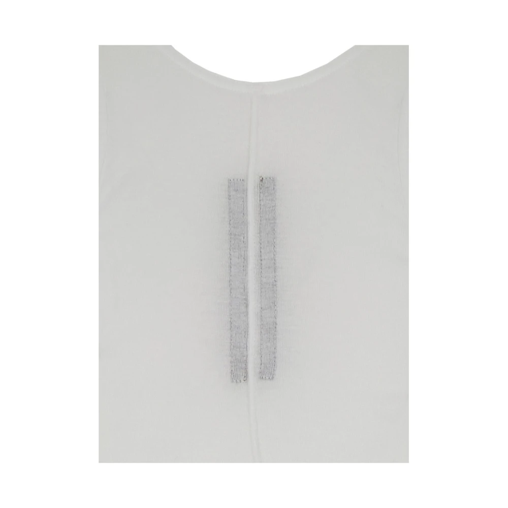 Rick Owens Witte Racerback Top met Oversized Band White Heren