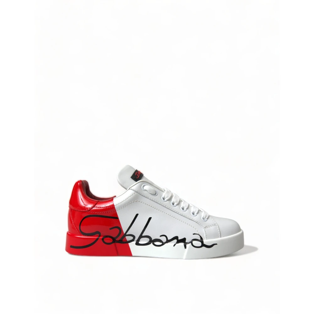 Dolce & Gabbana Women's White Portofino Trainers - Sneakers - 3 Uk - Shoes