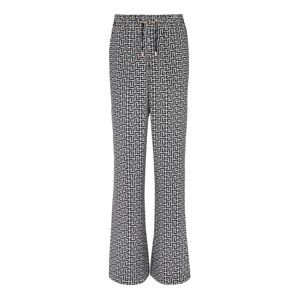 Trousers > Wide Trousers - - Balmain - Modalova