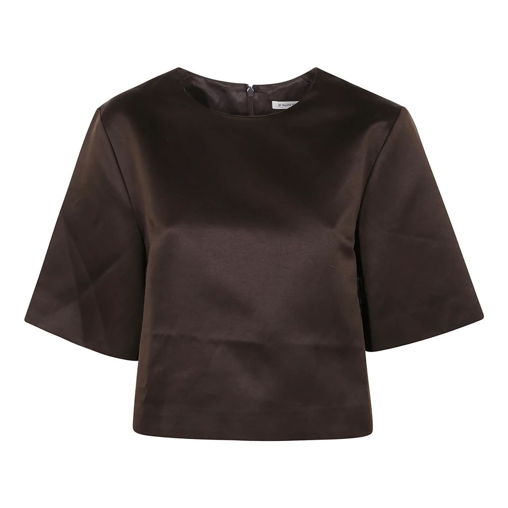 By Malene Birger Comfortabele Gebreide Vest By Herenne Birger Brown Dames