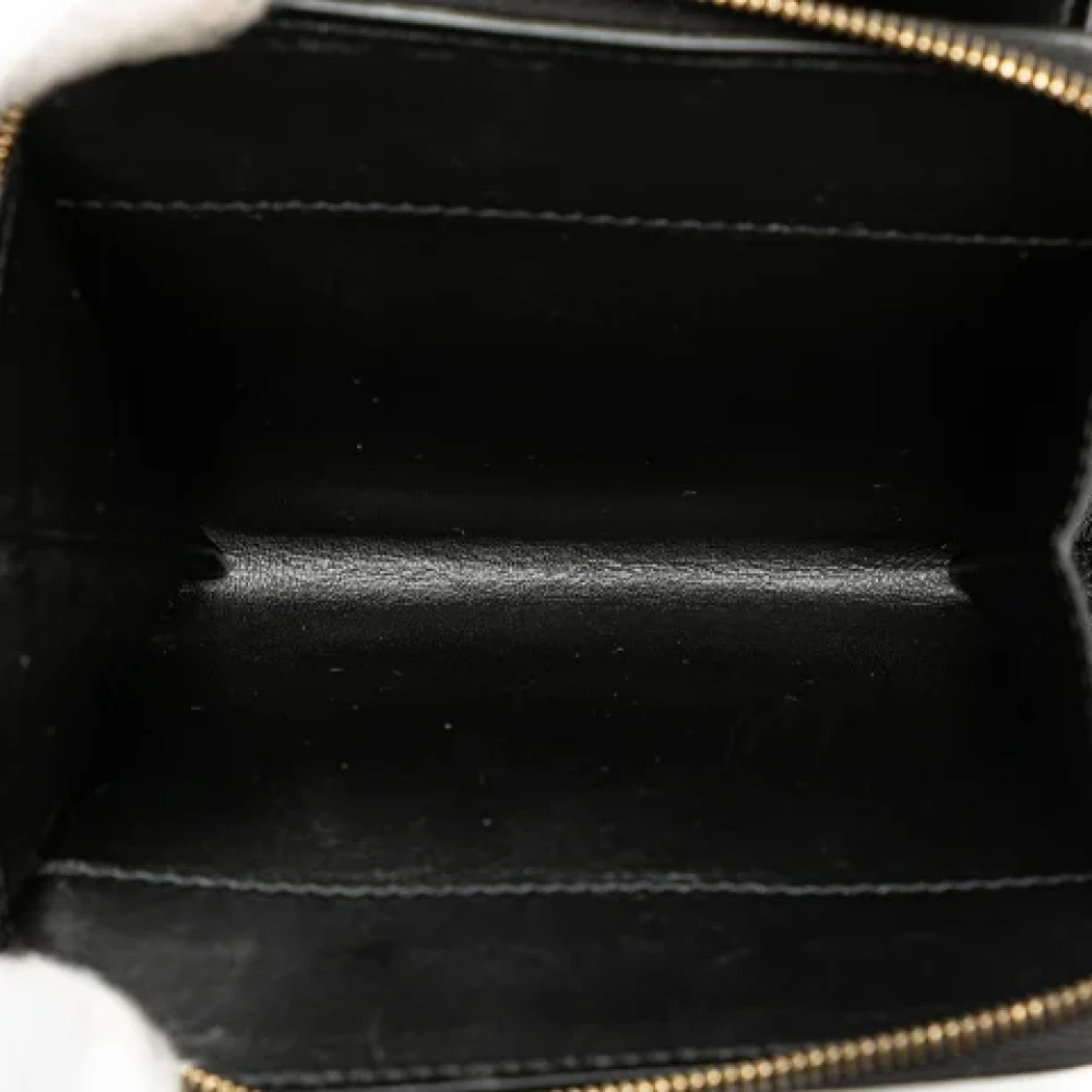 Fendi Vintage Pre-owned Leather wallets Black Dames