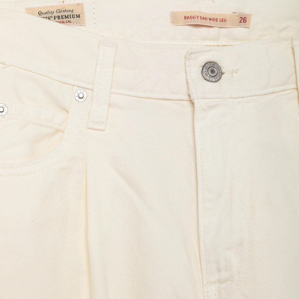 Levi's Wide Jeans White Dames