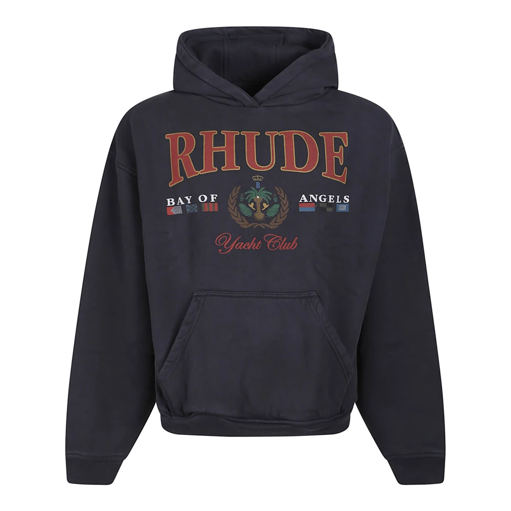 Rhude Engelen Yacht Sweatshirt Black Heren