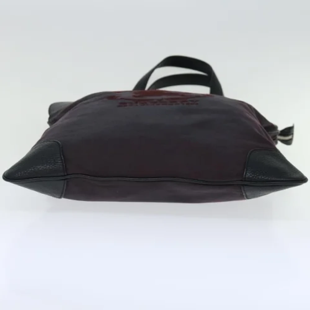 Burberry Vintage Pre-owned Canvas totes Red Dames