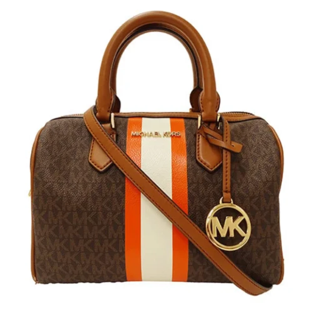 Michael Kors Pre-owned Fabric handbags Brown Dames