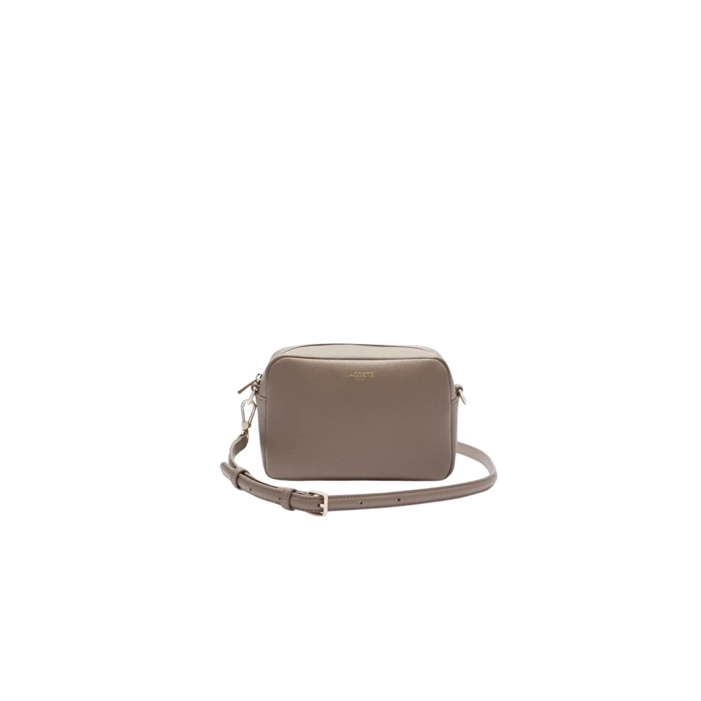 Lacoste Women's Beige Cross Body Bags, One Size, Elysees Crossbody Bag Taupe