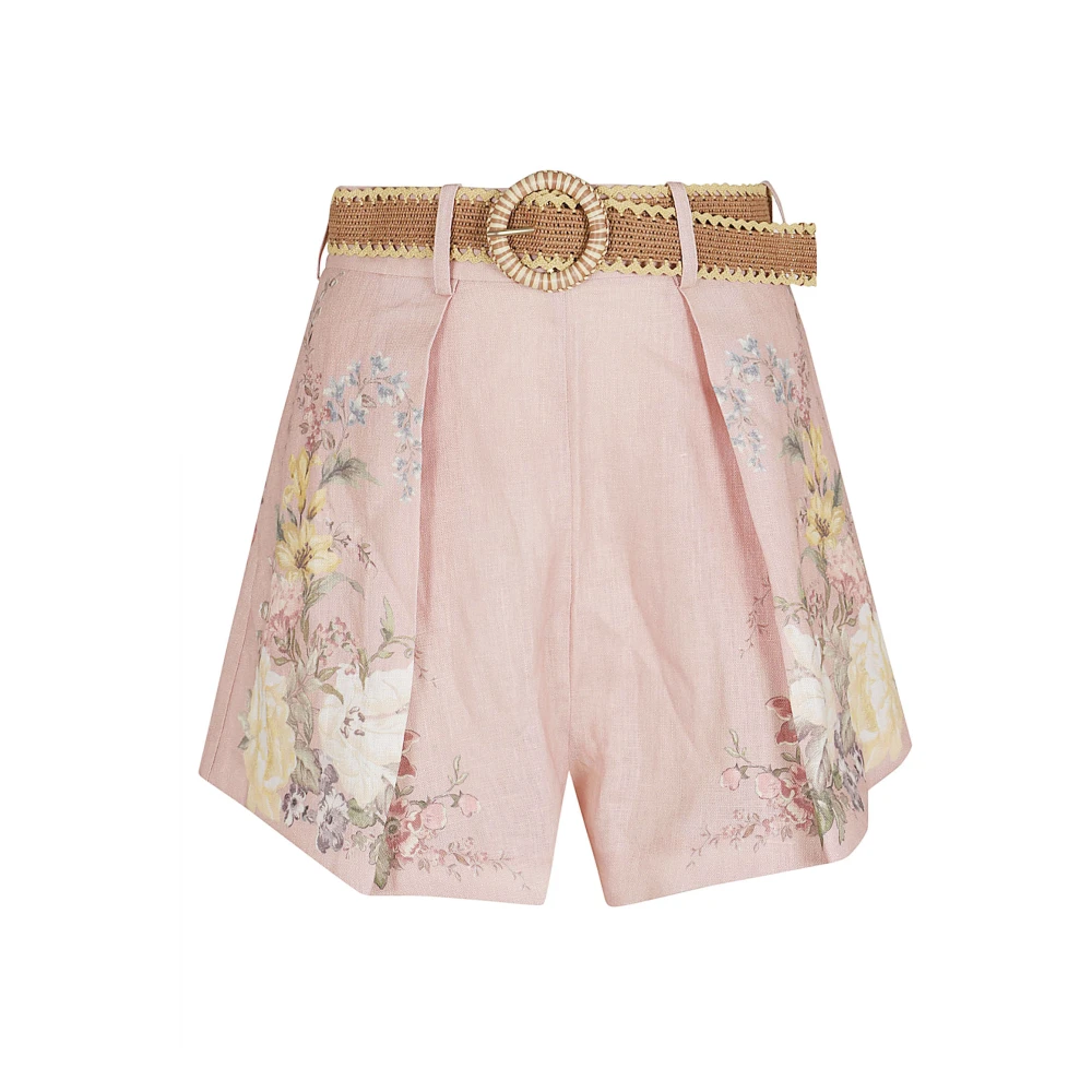 Zimmermann Roze & Paarse Shorts voor Vrouwen Multicolor Dames