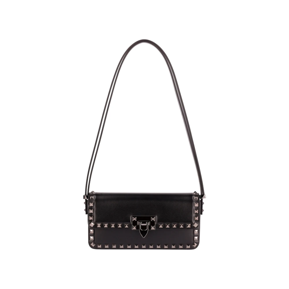 Valentino Garavani Women's Black Stylish Shoulder Bag For Everyday Use