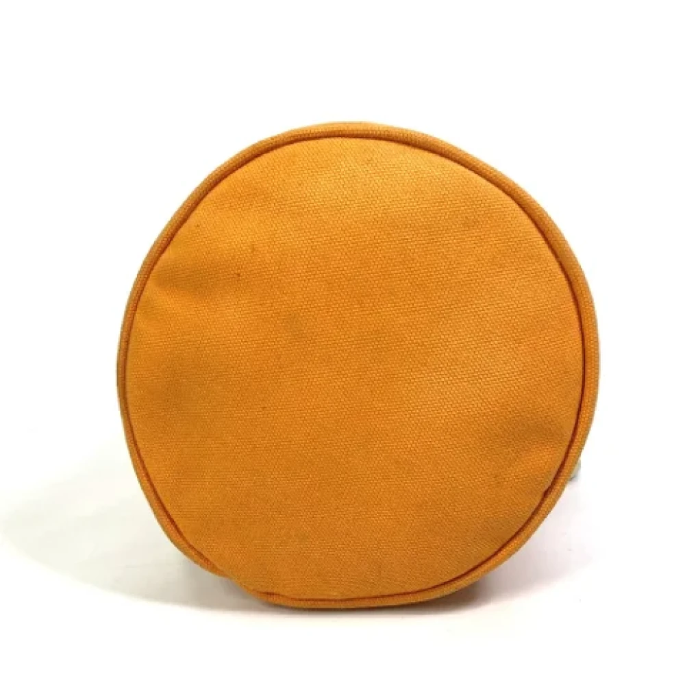 Hermès Vintage Pre-owned Cotton shoulder-bags Orange Dames