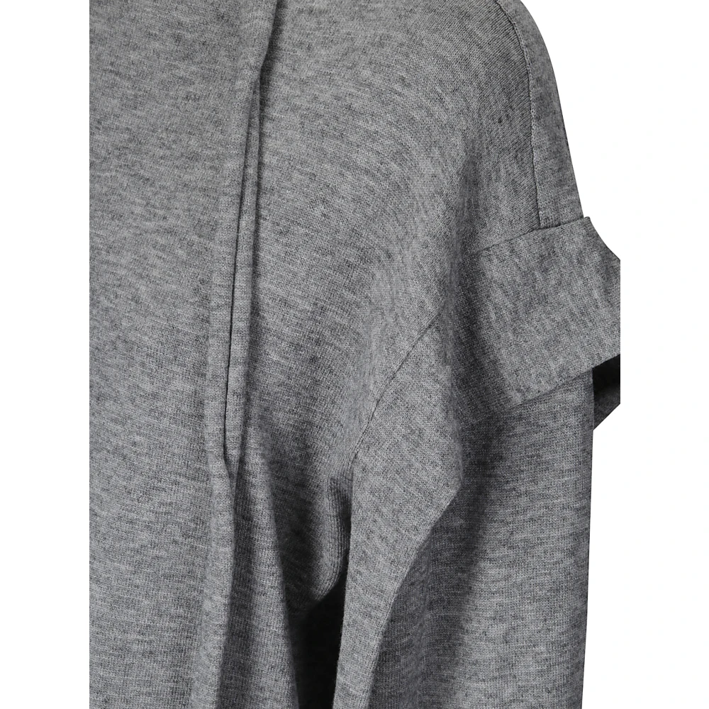 Ottolinger Trui met kraag en kant Gray Dames