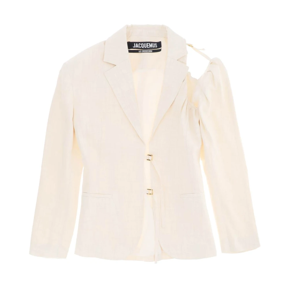 Jacquemus White Blazer - Female - Blazers - 2XS - Jackets