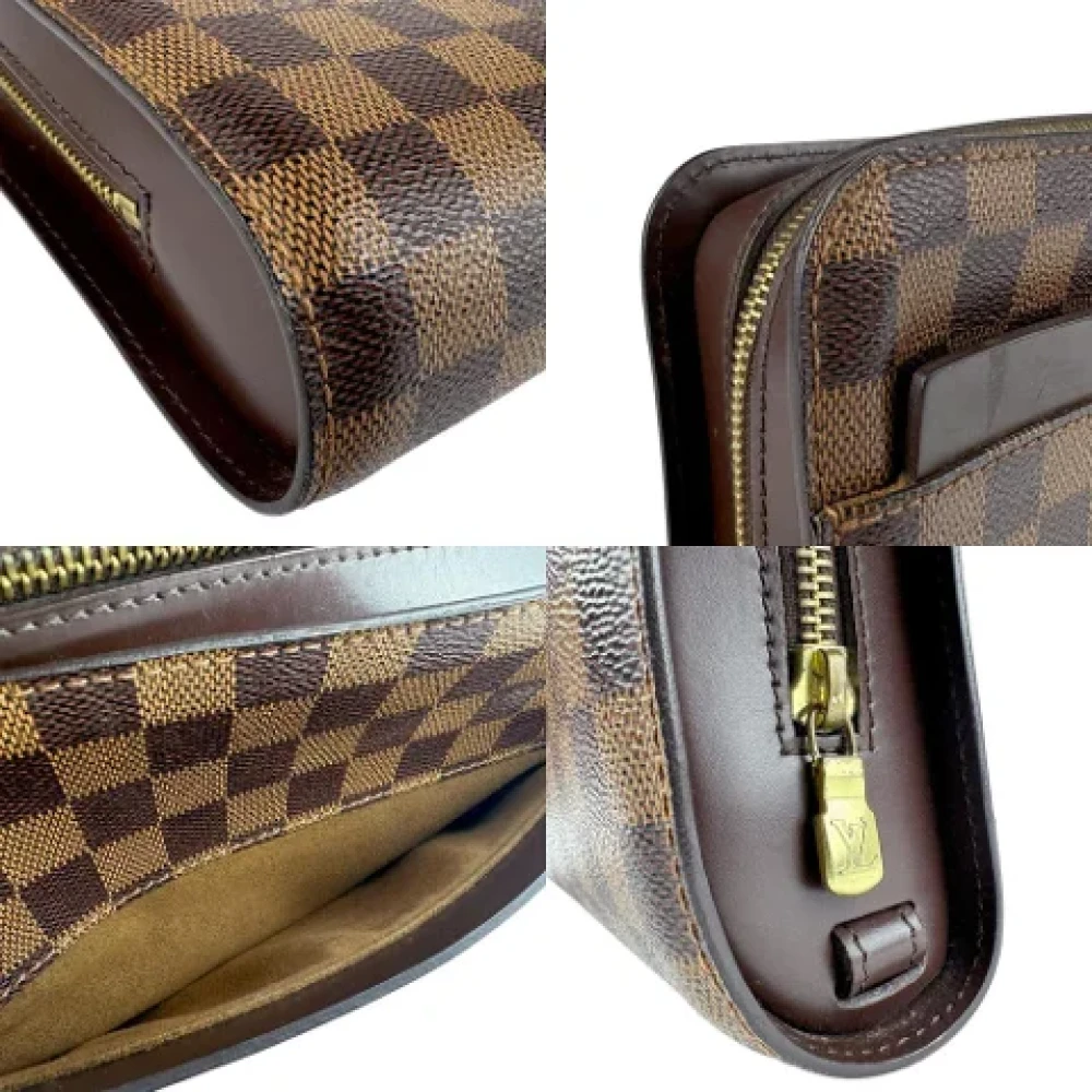 Louis Vuitton Vintage Pre-owned Canvas clutches Brown Dames