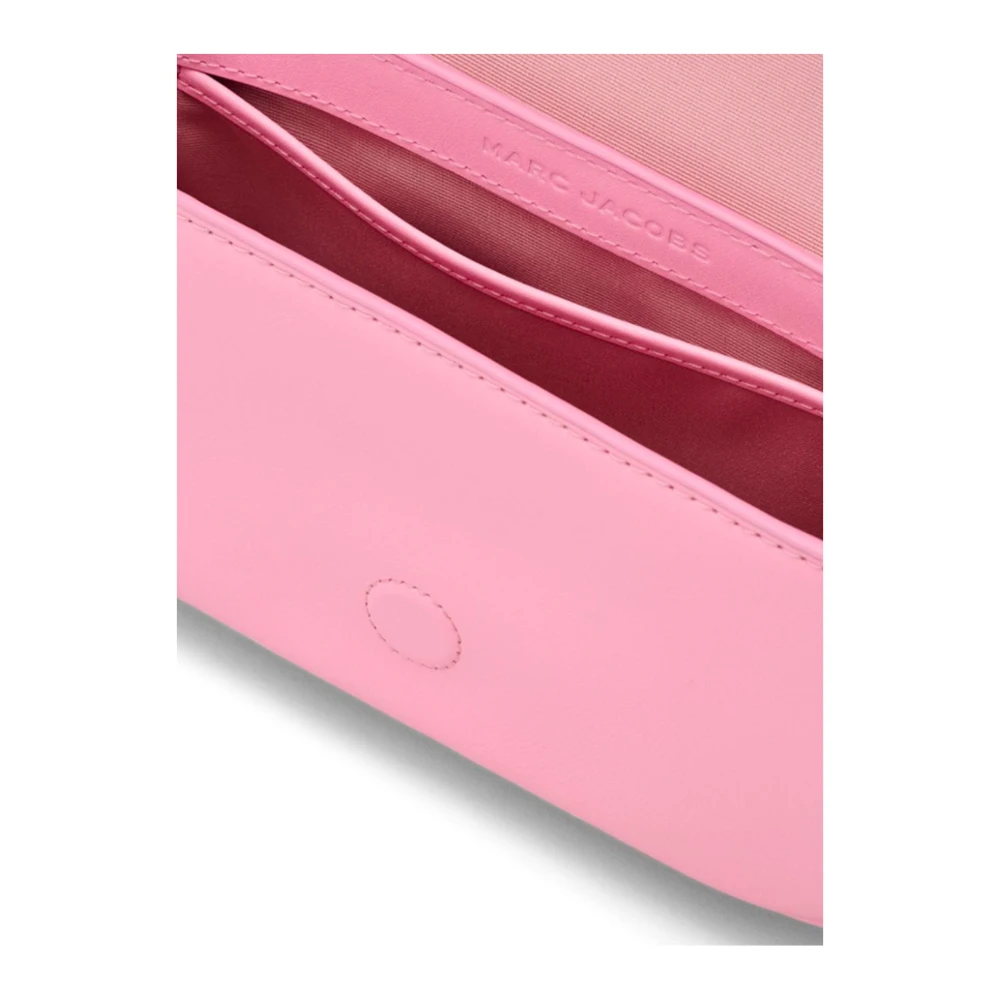 Marc Jacobs Roze leren schoudertas met ketting Pink Dames